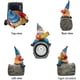thumbnail image 5 of Estatua de gnomo con energía solar, decoración de jardín exterior con luz LED. Estatua de gnomo de jardín, decoración para patio o balcón, decoración de jardín, regalo. Gnomos de órgano., 5 of 5