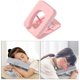 thumbnail image 5 of Almohada portátil de espuma viscoelástica con soporte para el cuello, alivia el dolor de espalda, ideal para la oficina, transpirable. Rosado, 5 of 9
