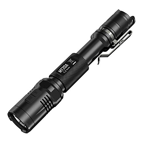 MT20A Tactical Flashlight, Black, 360 lm, 2x AA