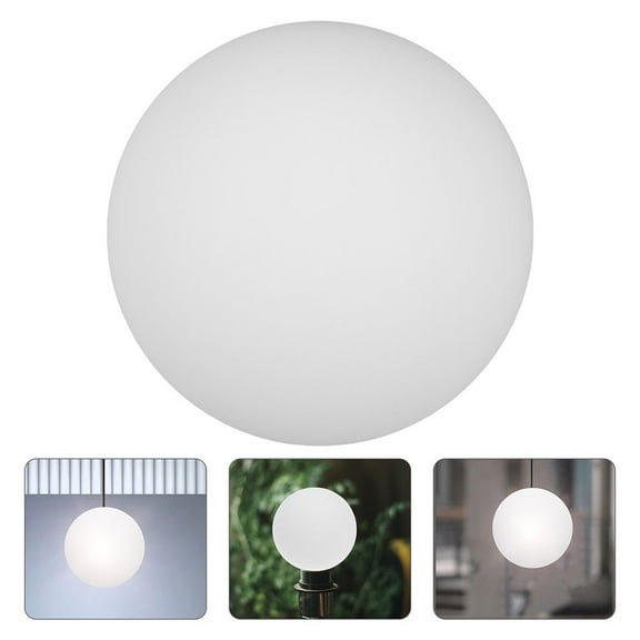 Masteelf Elegant White Glass Lampshade for Ceiling Light with Frosted Globe Design and Quality 6 Inch