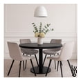 thumbnail image 4 of Set 2 Sillas Comedor Velvet Tapizada Terciopelo Sala Eames beige Grande, 4 of 7