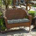 thumbnail image 3 of ARDEN Outdoor Wicker Settee Cushion 41.5 x 18, Stone Grey Leala, 3 of 12