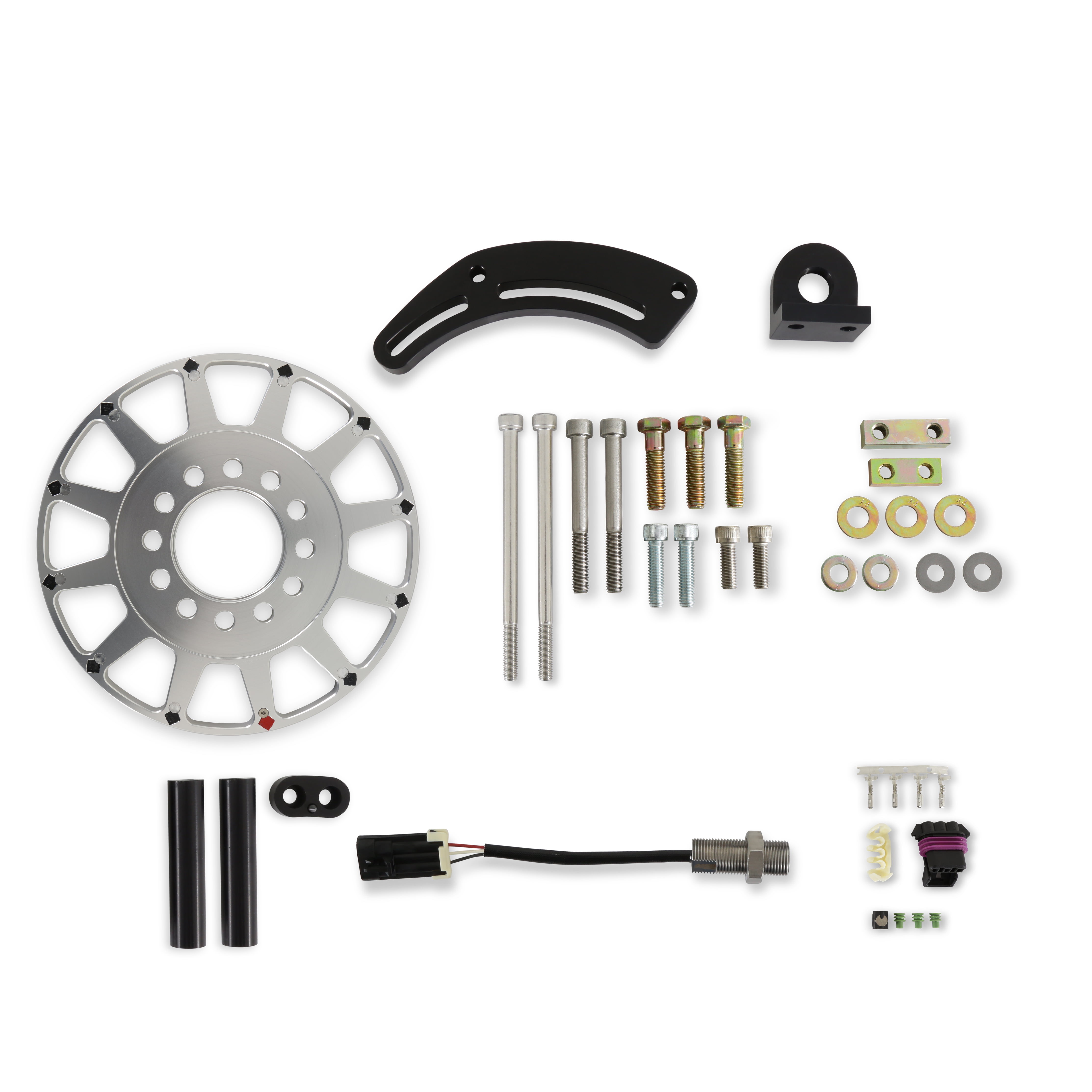 Holley EFI 556174 EFI Crank Reluctor Kit 8 Inch Wheel LS Hall