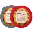 thumbnail image 1 of Webake - Protector de corteza para tartas, ajustable, para tartas de 11.5-9 pulgadas, prueba de pellizcos de silicona de grado alimenticio europeo, para hornear fiestas, tartas, paquete de Webake NA, 1 of 6