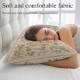 thumbnail image 5 of Vintage Botanical Pillow Covers, Linen Long Throw Pillow Case, Country Herbs Leaves Plants Flowers Brown Holiday Pillow Protector Decorative Cushion Cover for Living Room/Bedroom 12" x 20", 5 of 8