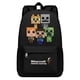 thumbnail image 1 of Minecraft Backpack for Students My World Creeper Large Capacity Backpack Enderman Double Shoulder Bag, 1 of 4