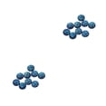thumbnail image 2 of Jumpingount Kit de tachuelas sin rebabas, cuentas de cristal con forma geométrica, pendientes delicados, adorno de regalo dulce, accesorios de joyería tipo Tipo 19 2piezas Jumpingount CBP462657, 2 of 6