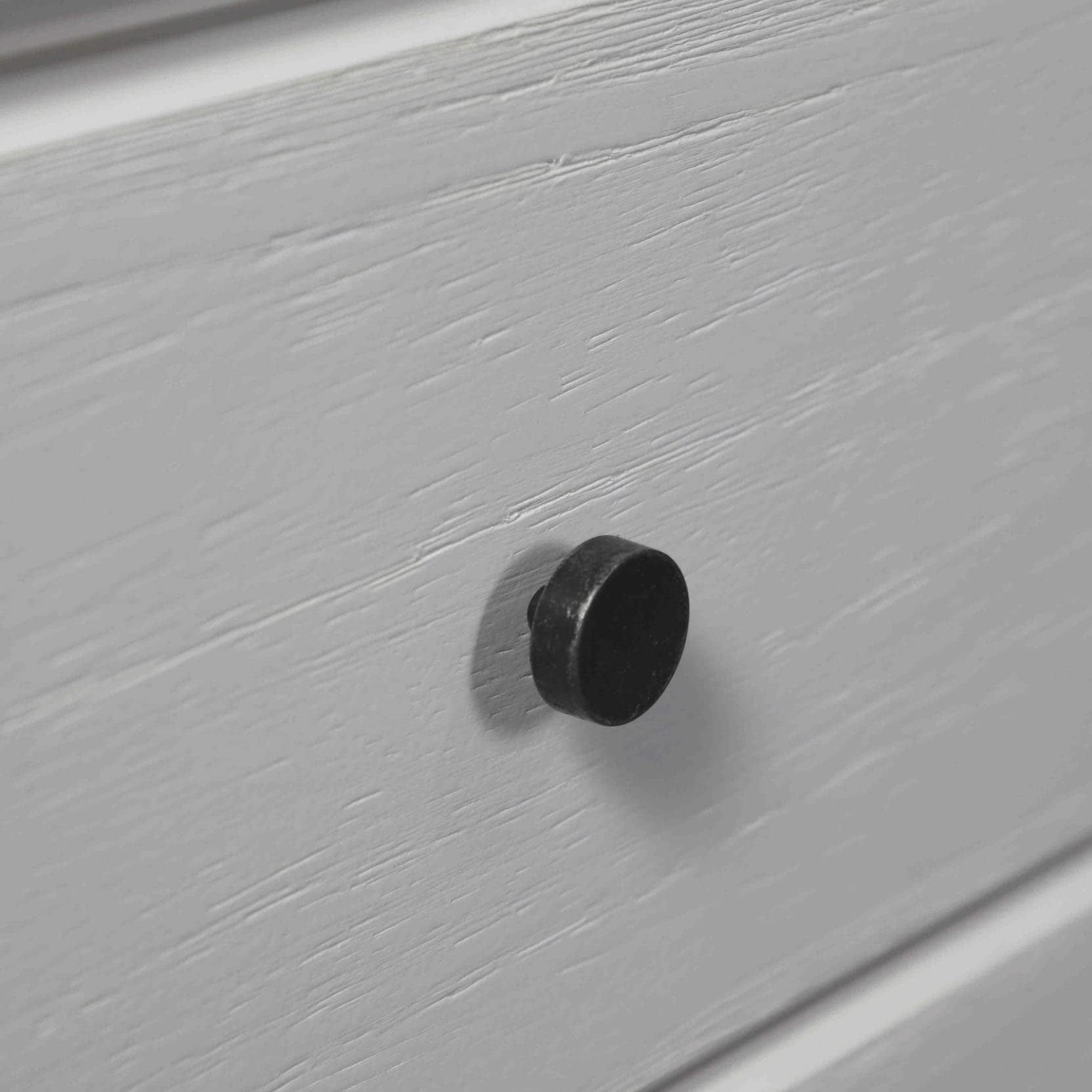 Grain Wood Furniture Greenport 6-Drawer Bedroom Dresser, Solid Wood with a Brushed White Finish