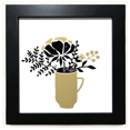 thumbnail image 1 of flower vase quote Black Square Frame Picture Wall Tabletop, 1 of 3
