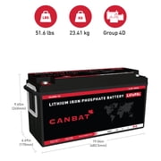 12V 200Ah Lithium Battery (LiFePO4)