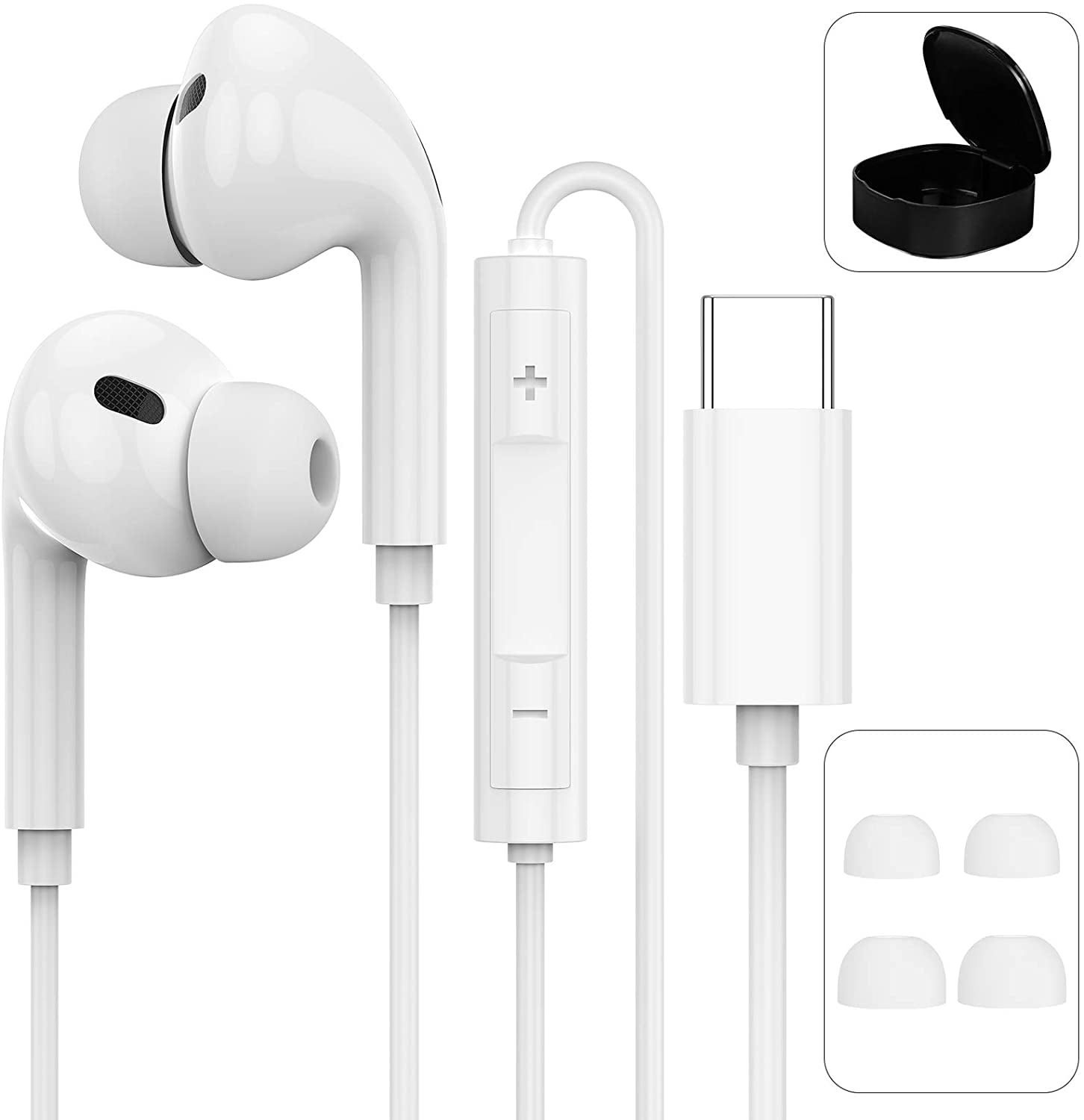 APETOO USB Type C Headphones, Galaxy 