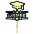 thumbnail image 2 of 1 Graduation Season Cake Insert Clearance! Class of 2025 Graduation Cupcake Toppers Glitter Diploma Cap Cupcake Picks 2025 Graduation Theme Cake Decorations, 2 of 7