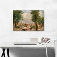 thumbnail image 2 of ARTCANVAS Beergarden Near the Wannsee House on Lake 1933 Canvas Art Print by Max Liebermann - Size: 26" x 18" (0.75" Deep), 2 of 9