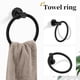 thumbnail image 4 of Juego de Accesorios de Baño 5 Piezas  Toallero Barra Extra Largo 60 cm + Anillo + Portarrollos + 2 Ganchos  Acero Inoxidable 304, Montaje en Pared (5, Plata cepillada), 4 of 8
