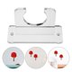 thumbnail image 2 of Acrylic Wall-Mounted Table Tennis Paddle Display Rack Transparent Stand Space-Saving Bat Holder for Home Gym Clear Tennis Racket Storage Bracket, 2 of 3