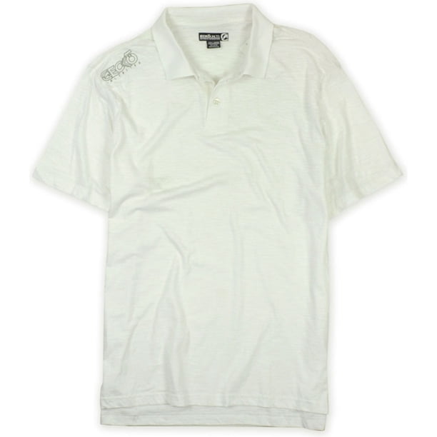 Ecko Unltd. Polo de rugby para hombre Of The Shoulder, blanco, grande