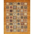 thumbnail image 1 of Ahgly Company Machine Washable Indoor Rectangle Abstract Yellow Orange Area Rugs, 2' x 4', 1 of 7
