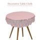 thumbnail image 3 of FELTECHELECTR Mantel Decorativo Oro Rosa Con Textura Delicada Para Uso Doméstico Y Eventos, 3 of 6