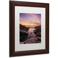 thumbnail image 2 of Trademark Fine Art "Beavertail Sunset" Canvas Art by Michael Blanchette Photography White Matte, Wood Frame, 2 of 4