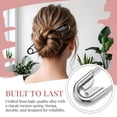 thumbnail image 5 of Zzjniupiyyds Hair Barrette, Pin & Clip, Silver, 3 Count, 5 of 7