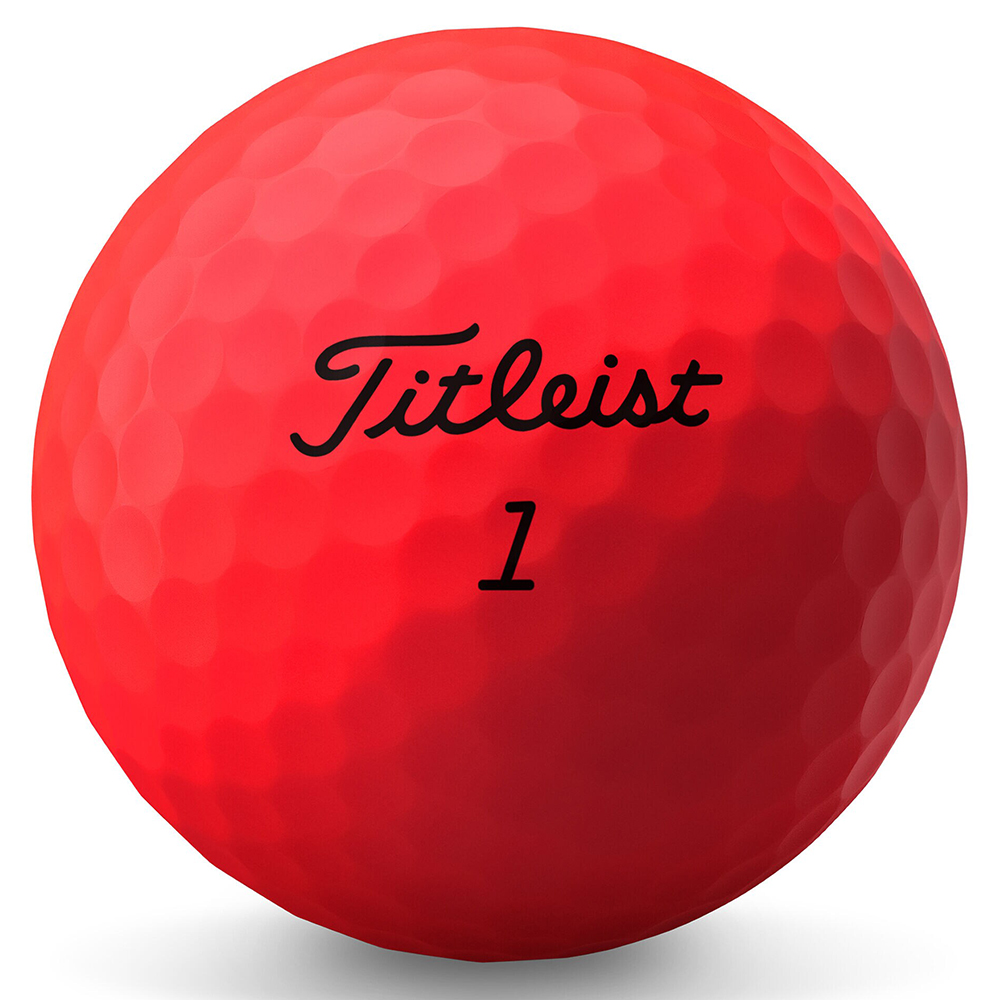 Titleist TruFeel golf Balls, Matte Red, (One Dozen) : : Sports,  Fitness & Outdoors