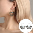 thumbnail image 2 of European And American New Retro Ethnic Style Hollow Pattern Ladies Earrings, 2 of 9