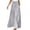 Grey, variant on Fgnfyis Women Wide Leg Pants Pleats High Waist Straight Casual Loose Trousers Womens Palazzo Pants A L
