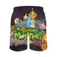 thumbnail image 3 of My Singing Monsters Men's Swim Trunks Board Shorts Drawstring Elastic Waist Quick Dry Swimsuits Beach Shorts with Pockets 3XL, 3 of 8