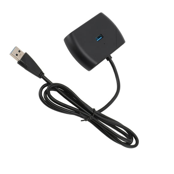 USB 3.0 Splitter, LED Indicator USB Hub Rugged Shell Micro USB Powered 4 Port for PC