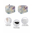 thumbnail image 2 of Fsddascl Blue Purple Dragonfly Toaster Cover 4 Slice, Large Kitchen Appliance Covers, Spring Floral Watercolor Toaster Oven Cover with Loop, Bread Machine Cover Polyester Dust Cover Protection, 2 of 5