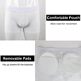 thumbnail image 5 of MANIFIQUE Men's Underwear Boxer Briefs Tummy Control Body Shaper Enhance Butt Lifter Shapewear with Removable Padded, 5 of 6