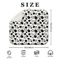 thumbnail image 4 of White Cow Black Cloud Pattern Dish Drying Mat for Kitchen 1 Pack, Ultra Absorbent Microfiber Dishes Drainer Mats,16"x18", 4 of 6