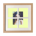 thumbnail image 1 of Occident Vogue Simple Cadre Joli Mural Ou de Table avec 4 Ouvertures pour Photos, 1 of 3