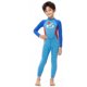 thumbnail image 4 of Greeniant Traje de neopreno para niños, traje de baño de una pieza, traje de neopreno para niños, conjunto de esnórquel a prueba de sol, traje de Deportes acuáticos azul L Greeniant OD003312-03, 4 of 6