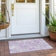 thumbnail image 6 of Addison Rugs Chantille Indoor/Outdoor Transitional Floral Lavender Washable Rectangle Rug, 1'8" x 2'6", 6 of 6