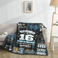 thumbnail image 6 of 12th Birthday Present for Boys,Black 12th Birthday Decorations for Boys Blanket,12th Birthday Present Ideas for 12 Year Old Boys,12th Birthday Decorations Throw Blanket for Teen Son Grandson Nephew, 6 of 6