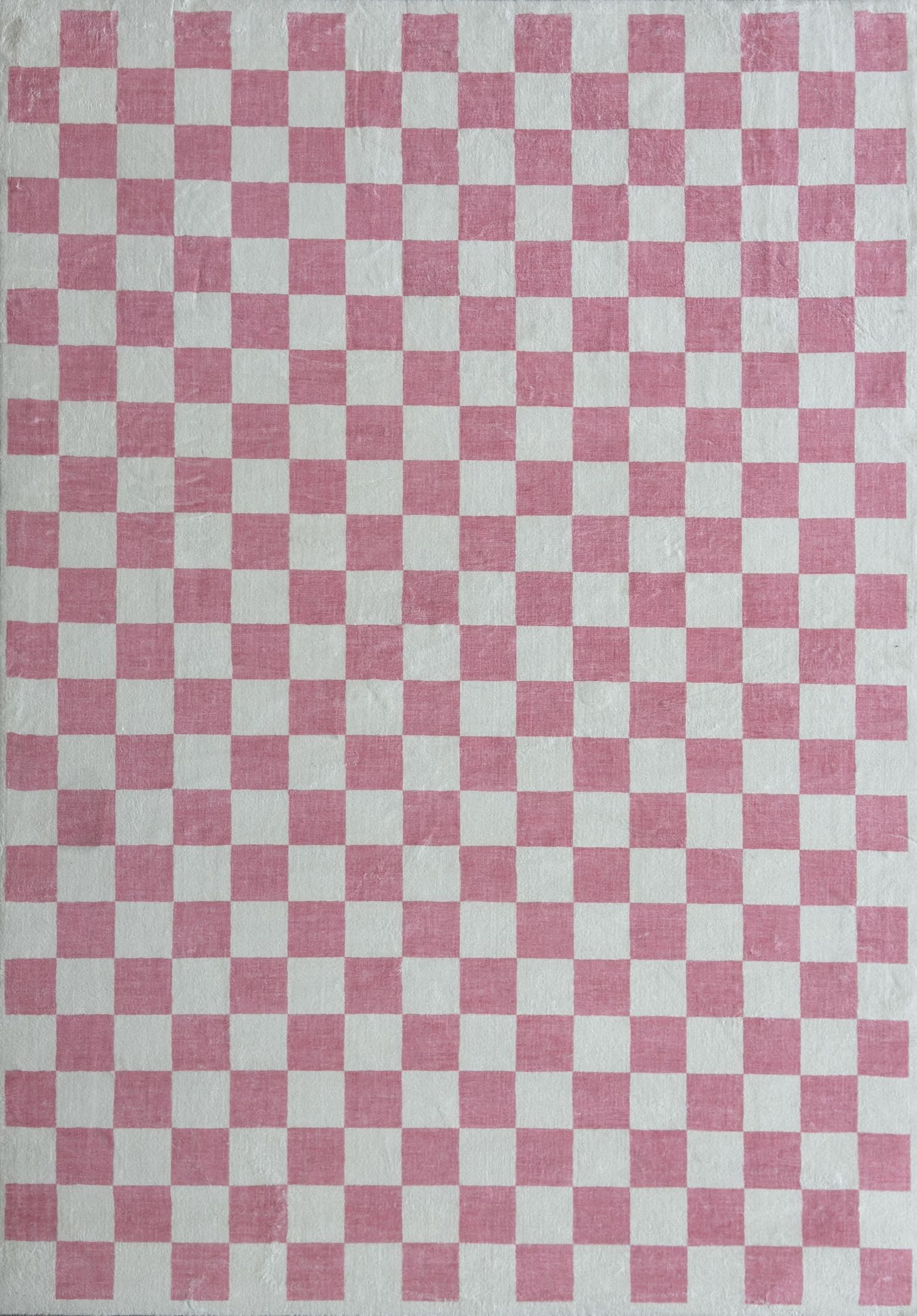 Rug Branch Metro Checkered Blush 7' x 10' (Exact Size: 6'7" 9'6") Geometric Area Rugs, Pink, Contemporary - Living Room, Bedroom, Dining and Kitchen