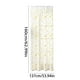 thumbnail image 3 of Cortinas bordadas con hojas para habitación doble | Cenefa de poliéster semitransparente | Cortinas translúcidas ligeras para decoración de dormitorio y sala de estar | Paneles decorativos de estilo, 3 of 6