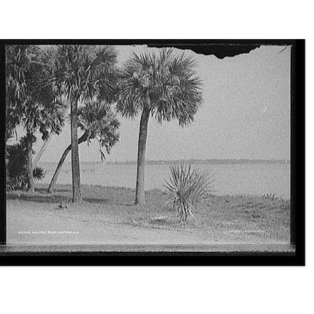 Historic Print, Halifax River, Daytona, Fla. - 2, 16" x 20"