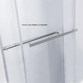 thumbnail image 5 of Vinnova Design Spezia 64" W x 76" H Double Sliding Frameless Shower Door in Polished Chrome, 5 of 13