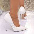 thumbnail image 6 of YTCAMLO 4.7 inch D'Orsay High Heels for Women Sexy Fashion Pointed Closed Toe Work Shoes Classic Night Club Wedding Dress Shoes, 6 of 7