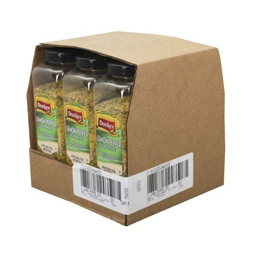 Durkee Lemon Pepper, 28 Ounce Container -- 6 per Case.