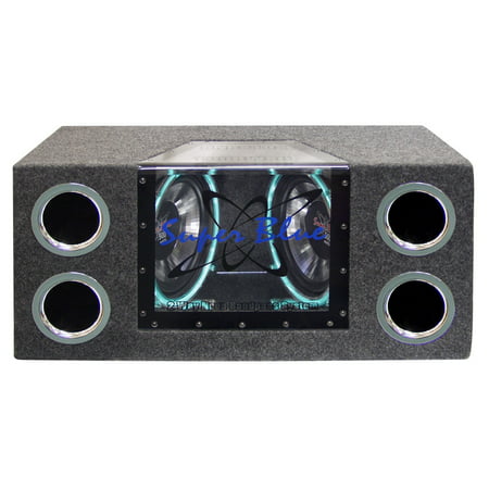 PYRAMID BNPS102 - Dual 10'' 1000 Watt Bandpass Speaker System w/Neon Accent