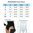 thumbnail image 6 of MANIFIQUE Women's Sexy Square Neck Bodysuit Long Sleeve Double Lined Shirt Tops, 6 of 6