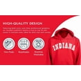 thumbnail image 5 of RuckFitt Indiana Hoodie, Hoosiers Sweatshirt IU Hoodie University Sweatshirt, 5 of 6
