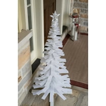 Veradek Indoor/Outdoor Modern Spiral Christmas Tree - White