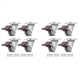 thumbnail image 1 of Ruedas para Muebles Pequeñas de 25 mm, Ruedas Giratorias de 360 Grados Capacidad de Carga de Servicio Pesado Ruedas de Goma Maciza Silenciosas Juego de 8, 1 of 5