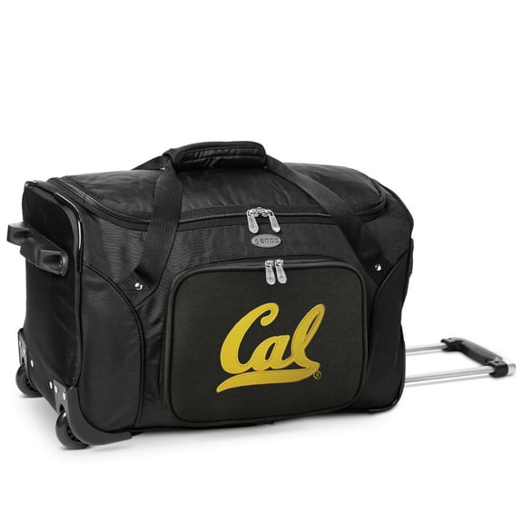 MOJO Black Cal Bears 22" 2-Wheeled Duffel Bag