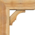 thumbnail image 3 of Ekena Millwork 8"W x 22"D x 22"H Balboa Block Rough Sawn Bracket w/ Offset Brace, Western Red Cedar, 3 of 25