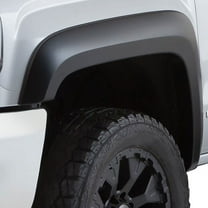 Bushwacker by RealTruck Extend-A-Fender Extended Front & Rear Fender Flares | 4-Piece Set, Black, Smooth Finish | 20932-02 | Compatible with 2011-2016 Ford F-250, F-350 Super Duty (Excludes Dually)